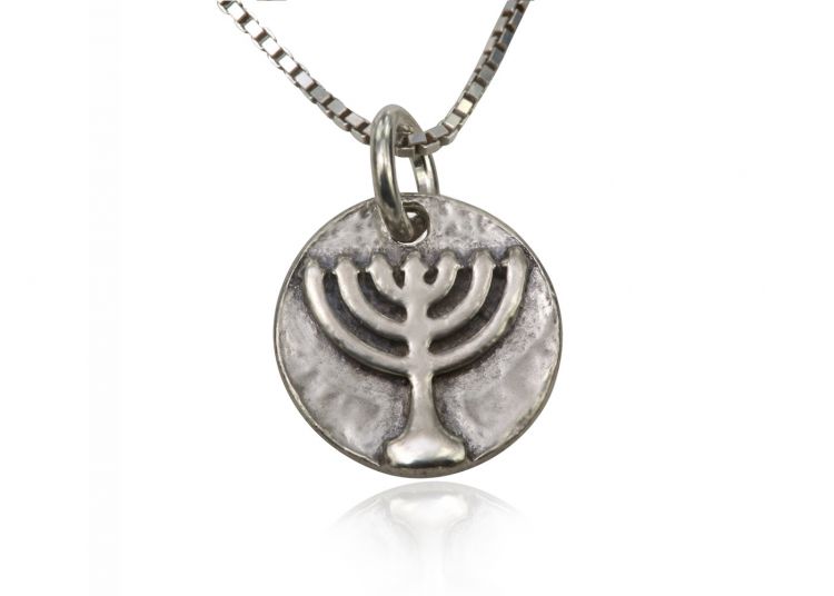 Details about   New Polished Rhodium Plated 925 Sterling Silver Hanukkah Menorah Charm Pendant 