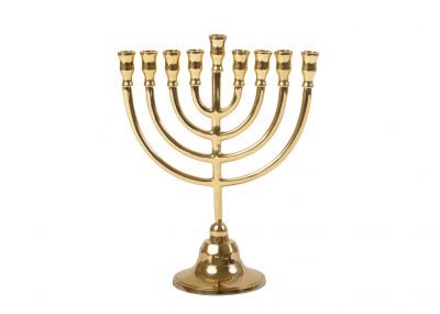 Fascinating Spiral Hanukkah Menorah by Yair Emanuel