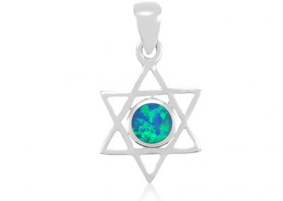 Star of David Mezuzah pendant
