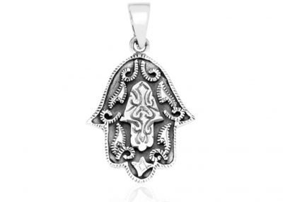 Glorious Silver 925 Star Of Devid Pendant Set With Opal