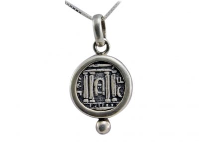 Jerusalem Stone and Silver Necklace