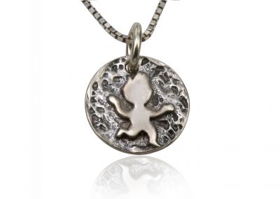 925 Sterling Silver Religious Pendant - Baby Boy