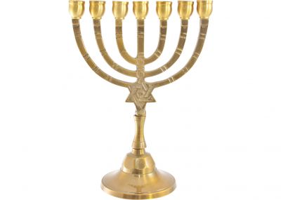 Big Seven Branch Menorah With Grafted in Symbol