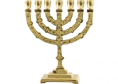 Big Seven Branch Menorah With Magen David