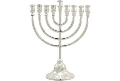 Silver Plated Hanukah Menorah