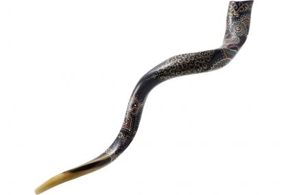 Artistic Yemenite Kudu Shofar By Sarit Romano